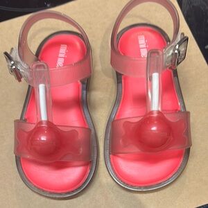 Mini Melissa Kids Cherry Red Sandals